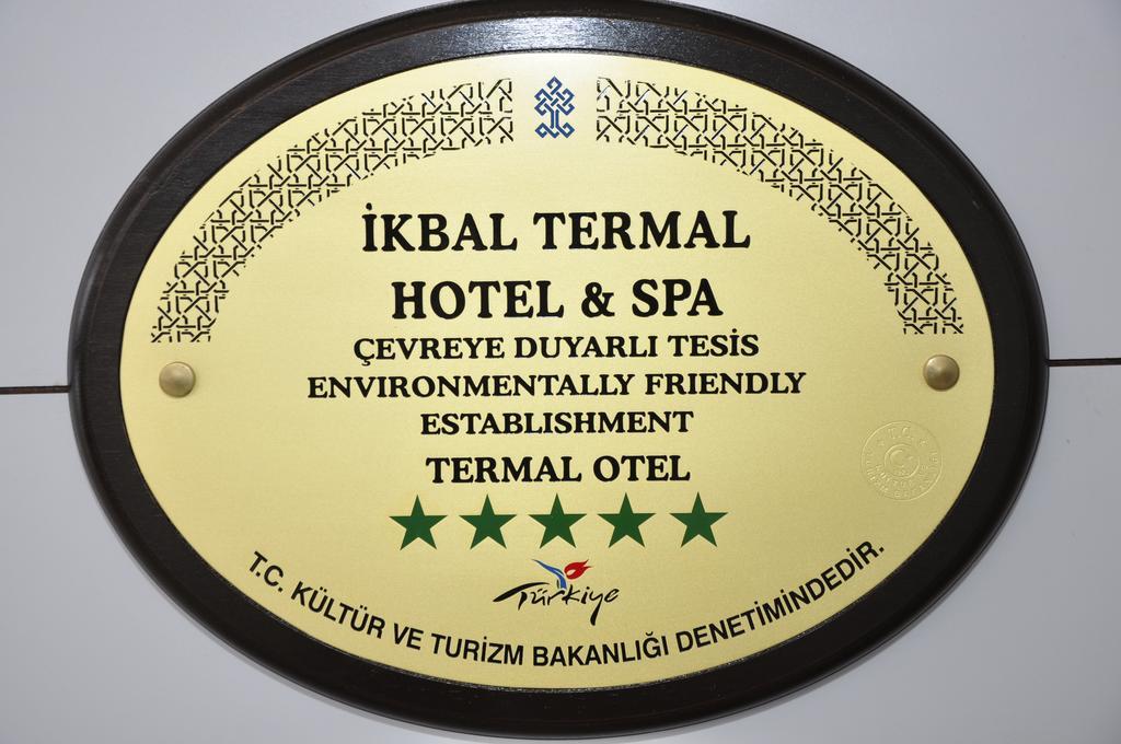 Ikbal Thermal Hotel & Spa Afyon Afyonkarahisar Exteriör bild
